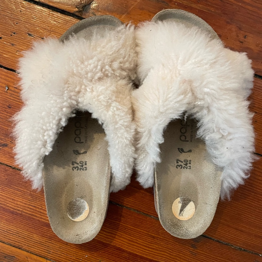 Birkenstock Papillio Daytona Fur Shearling Sandals
